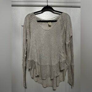 We The Free Cream Long Sleeve Top